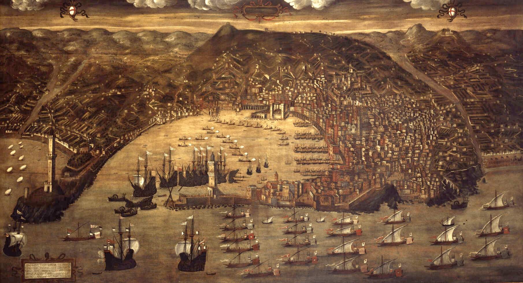 Vista de Zena into 1481, quaddro de Cristoforo Grassi